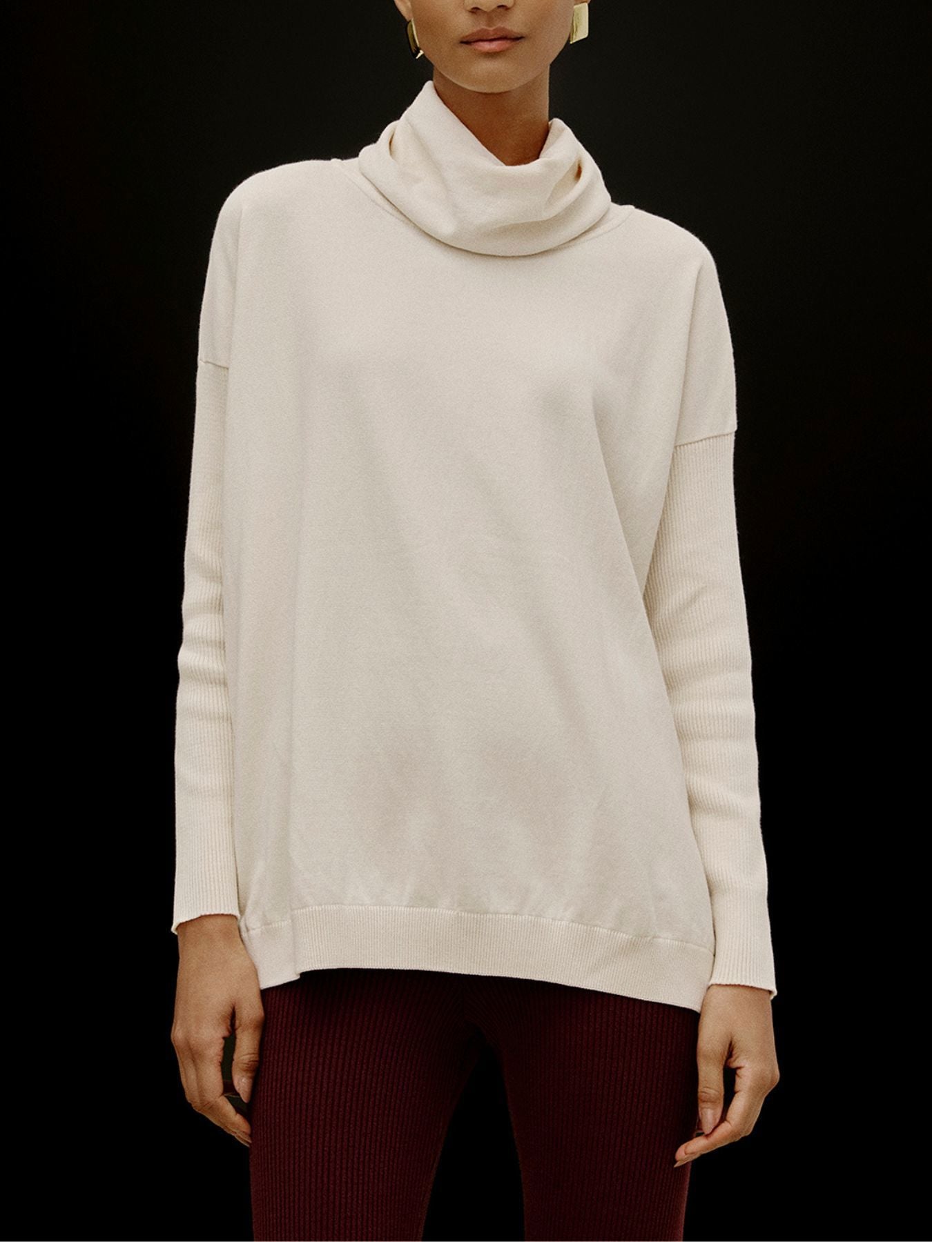 BLUSA ALONGADA GOLA BOBA ANSELMI