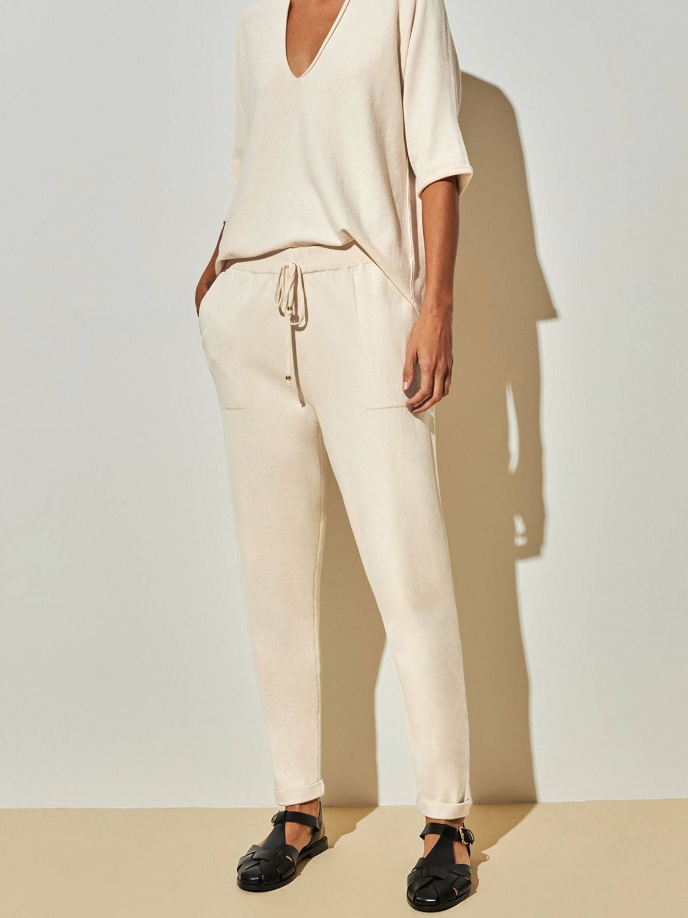 CALÇA TRICOT BARRA ITALIANA ANSELMI
