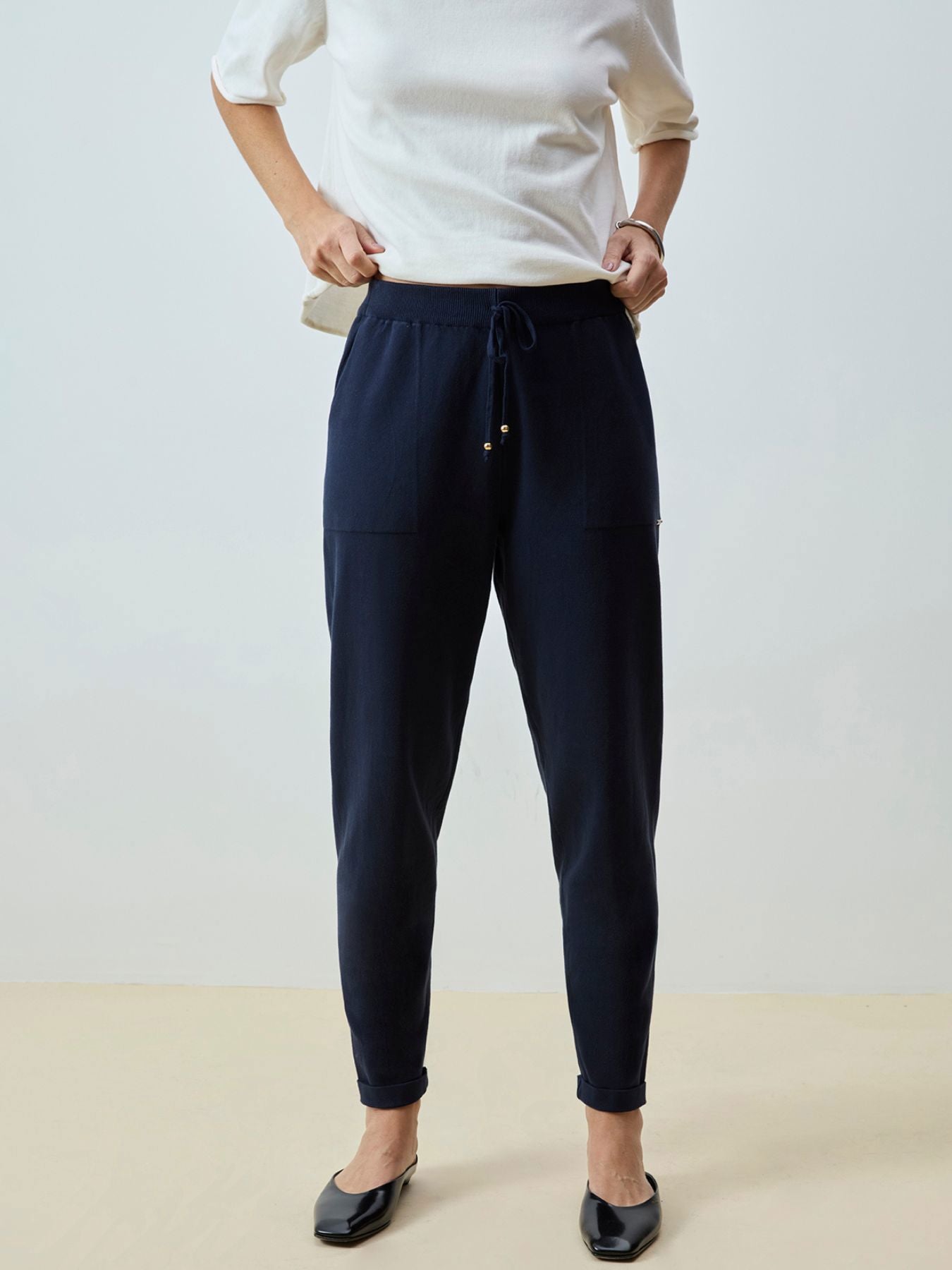 CALÇA TRICOT BARRA ITALIANA ANSELMI