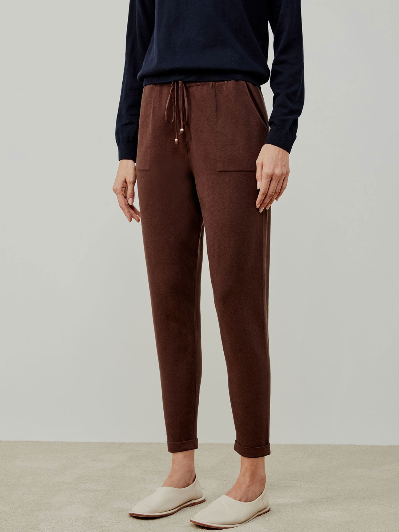 CALÇA TRICOT BARRA ITALIANA ANSELMI
