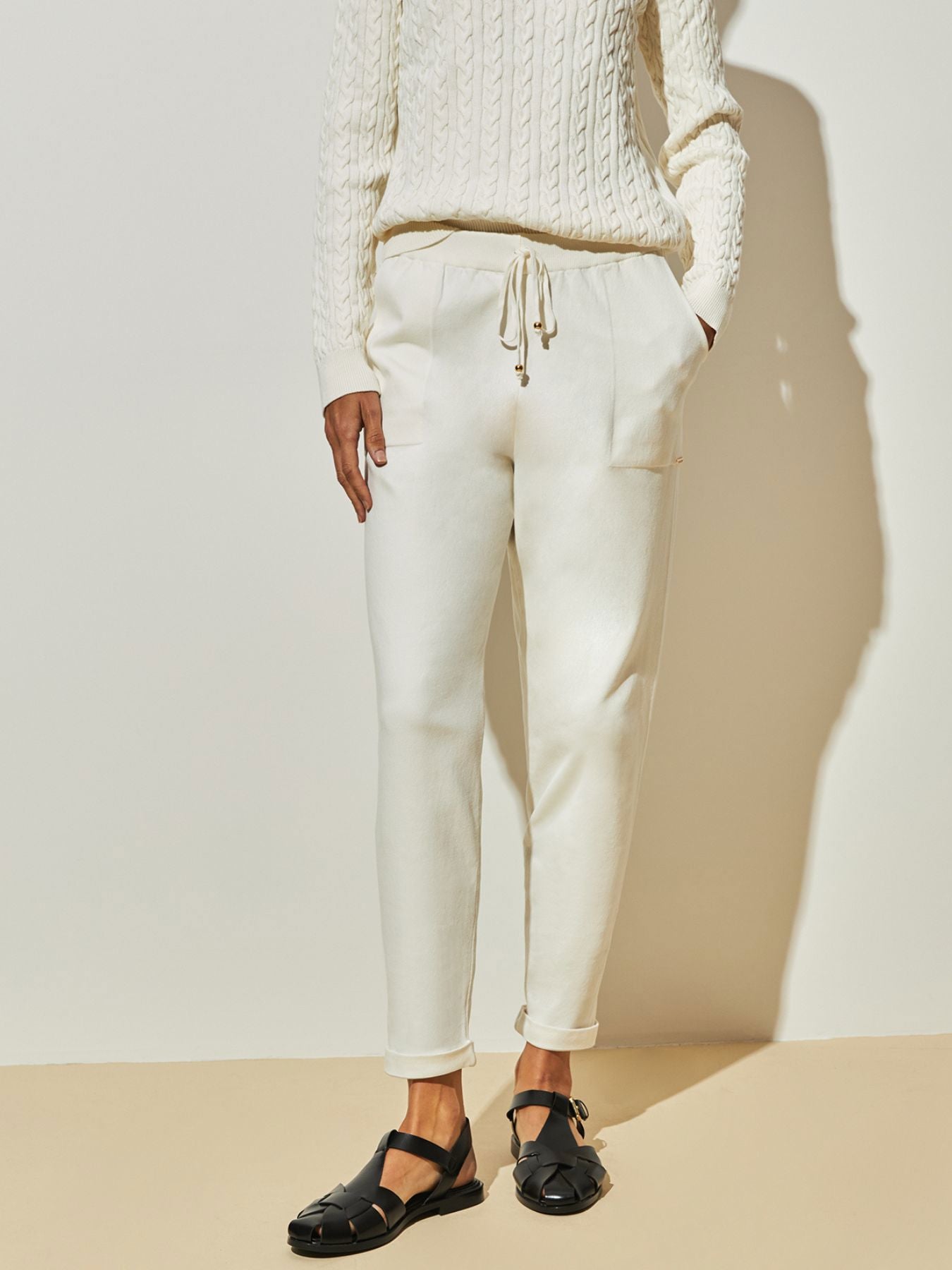CALÇA TRICOT BARRA ITALIANA ANSELMI