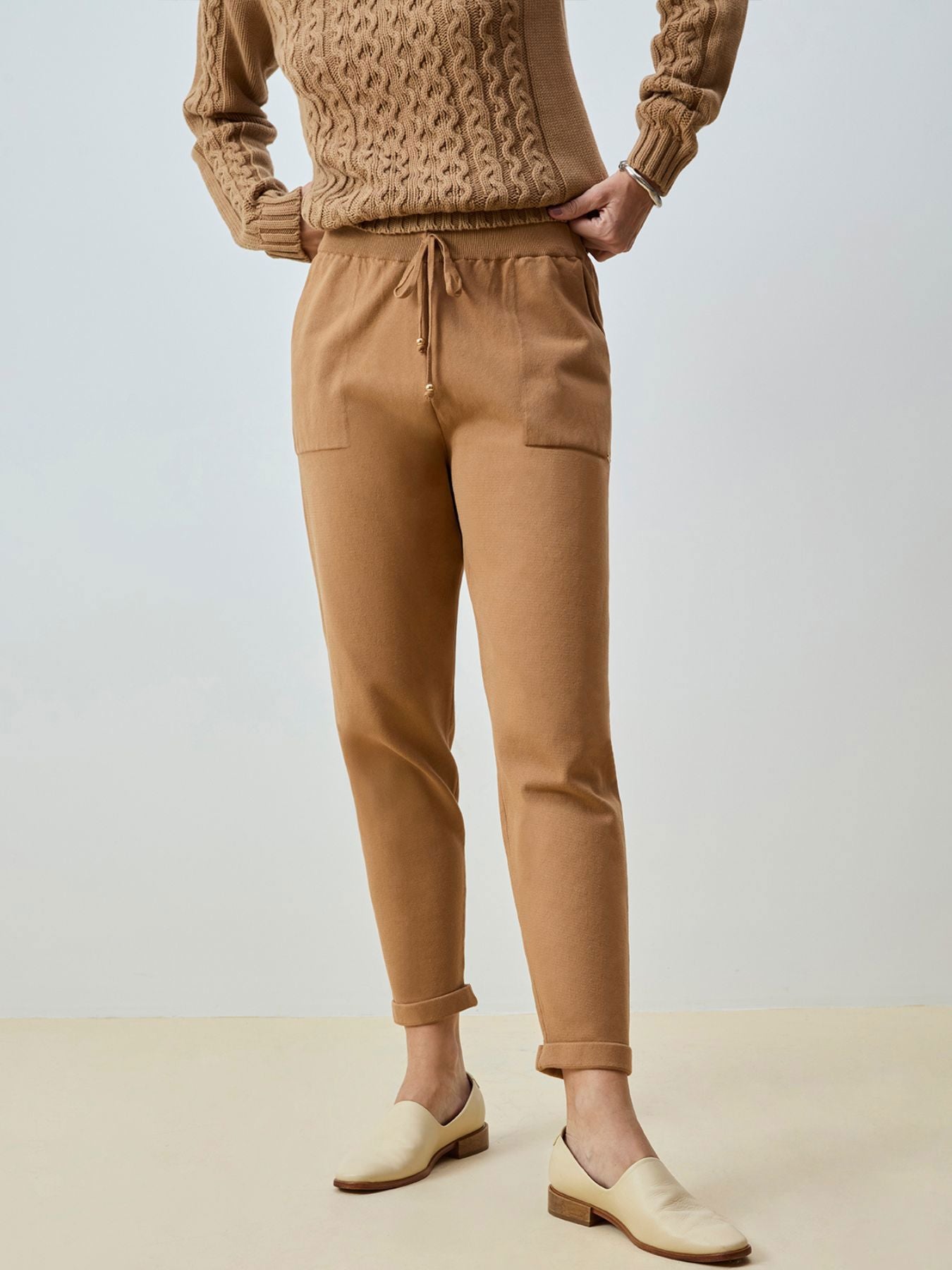 CALÇA TRICOT BARRA ITALIANA ANSELMI