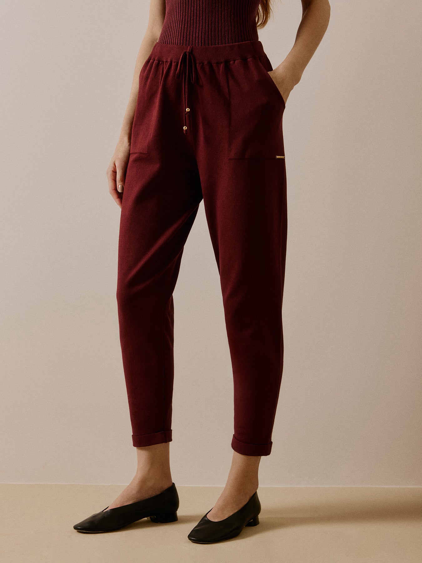 CALÇA TRICOT BARRA ITALIANA ANSELMI