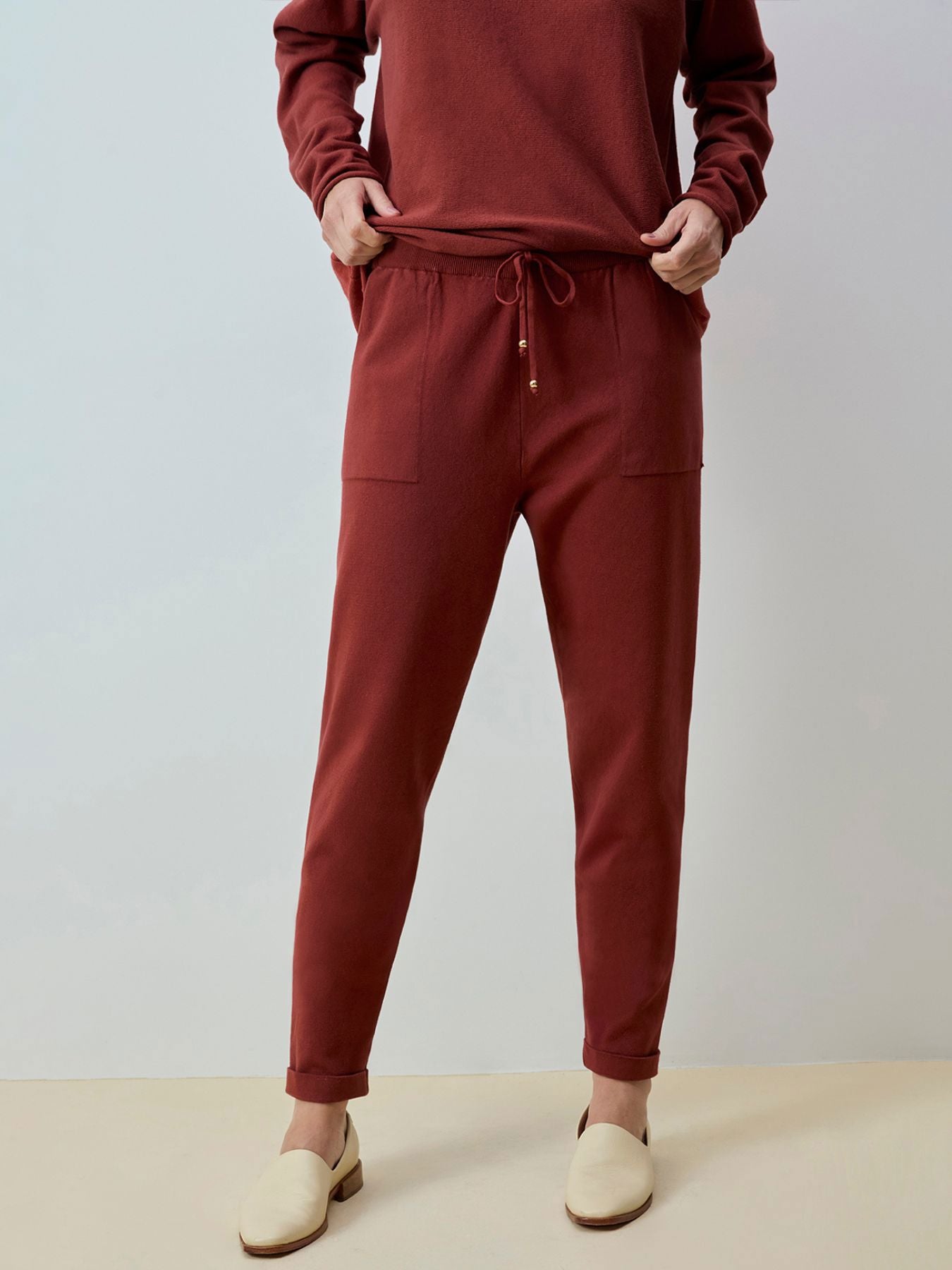 CALÇA TRICOT BARRA ITALIANA ANSELMI