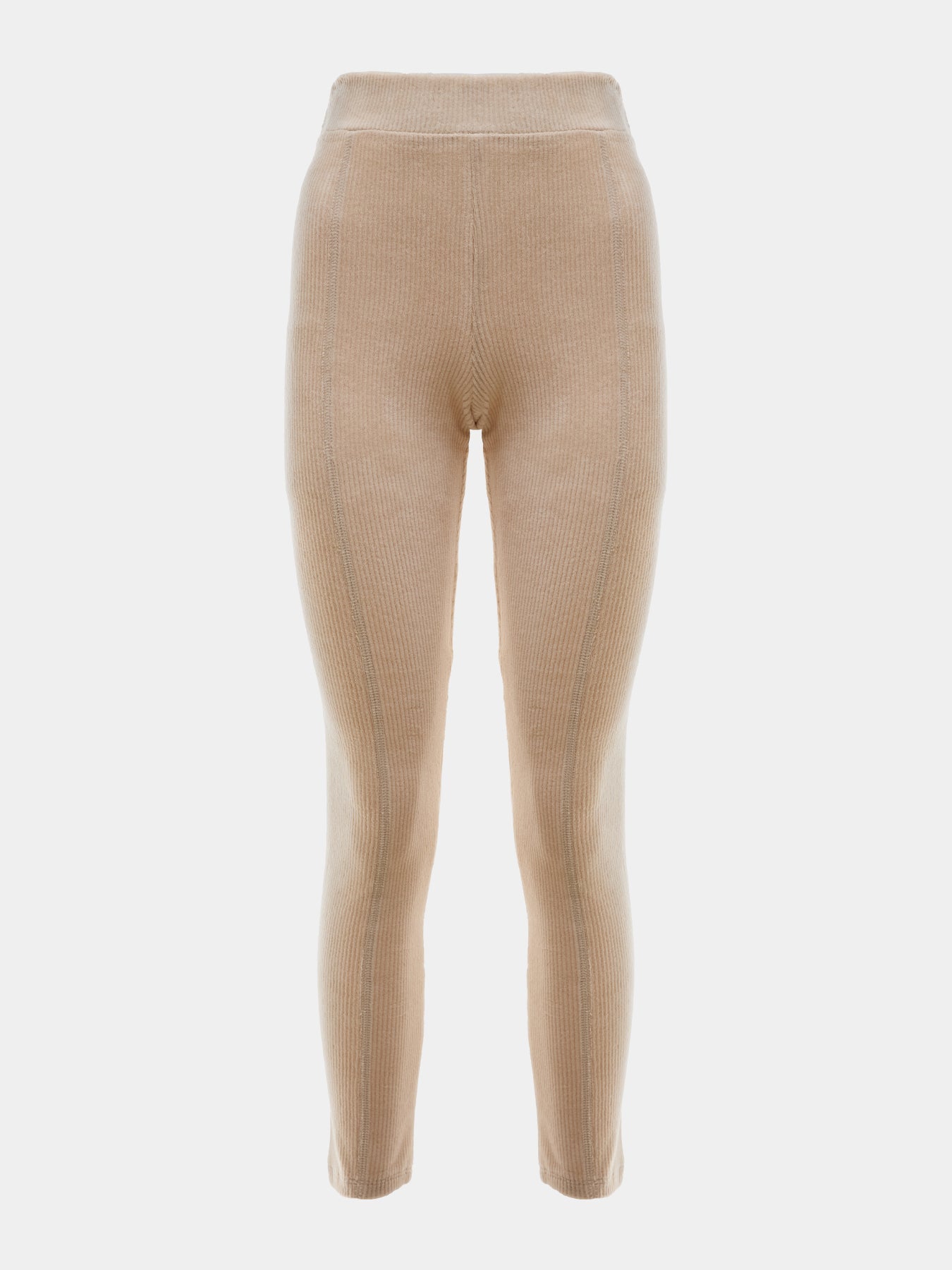 CALÇA FUSÔ VELUDO COTELÊ NORI