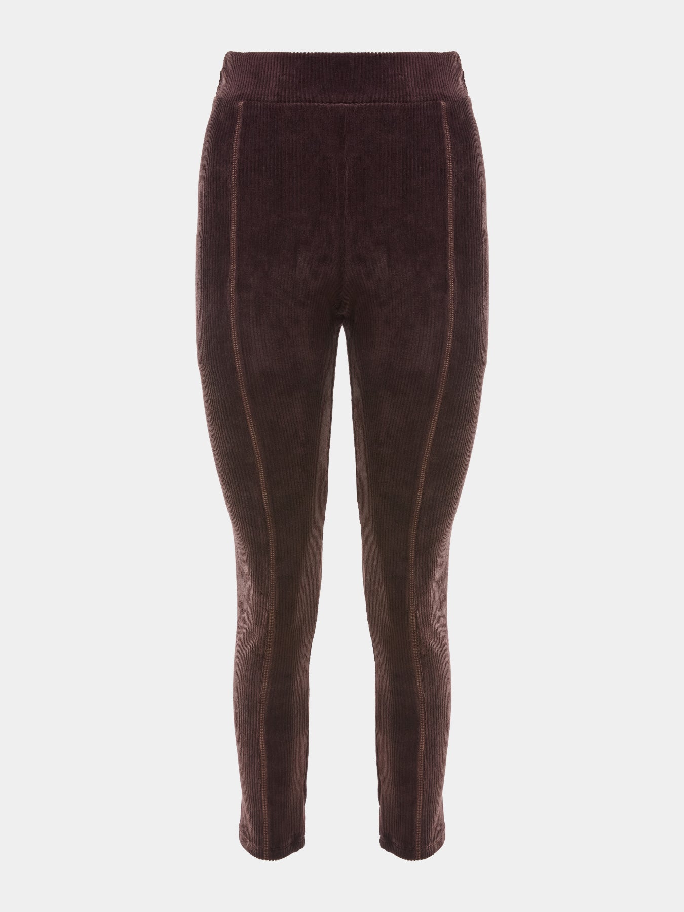 CALÇA FUSÔ VELUDO COTELÊ NORI