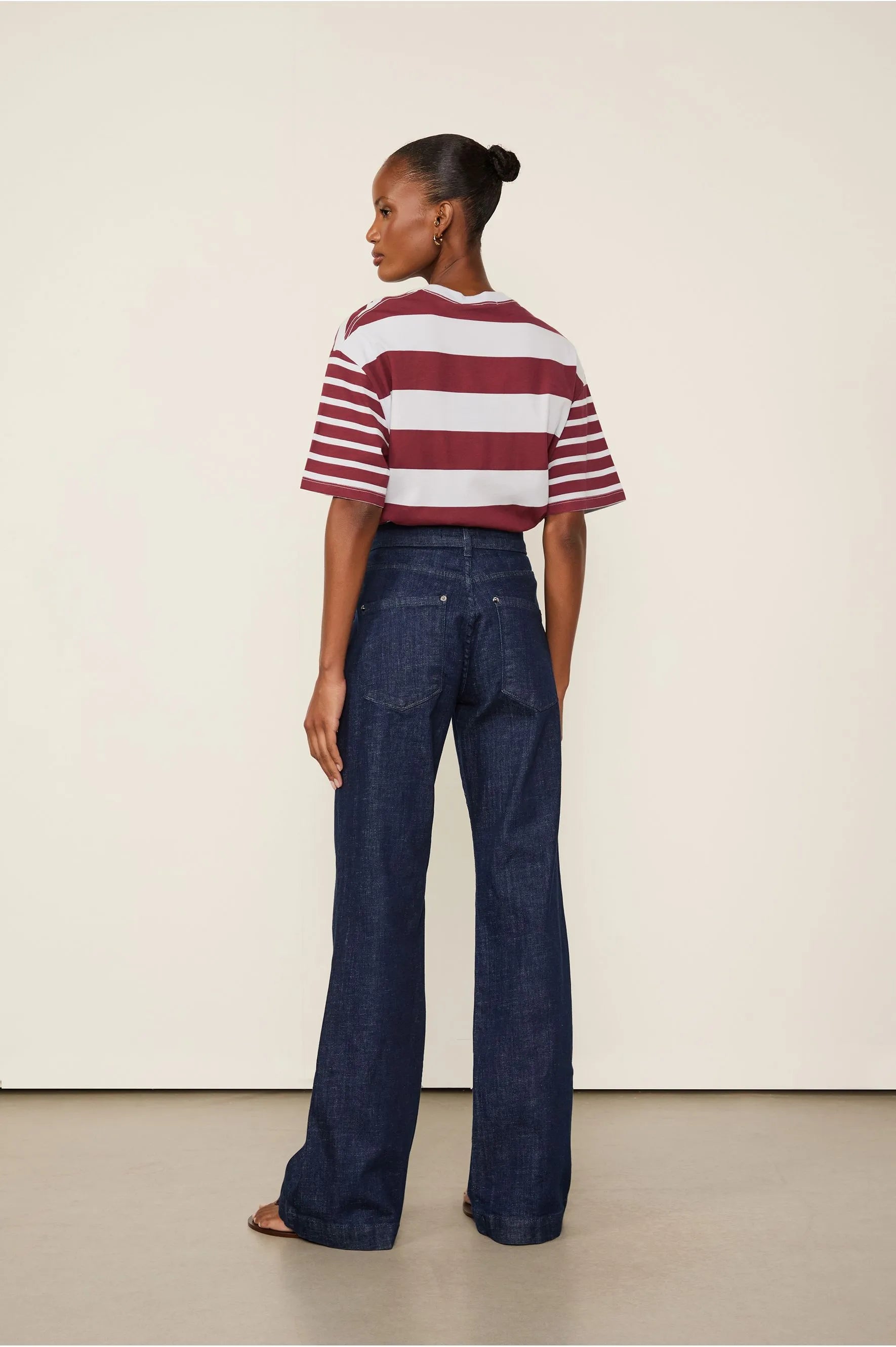 CALÇA JEANS FLARE ANIMALE