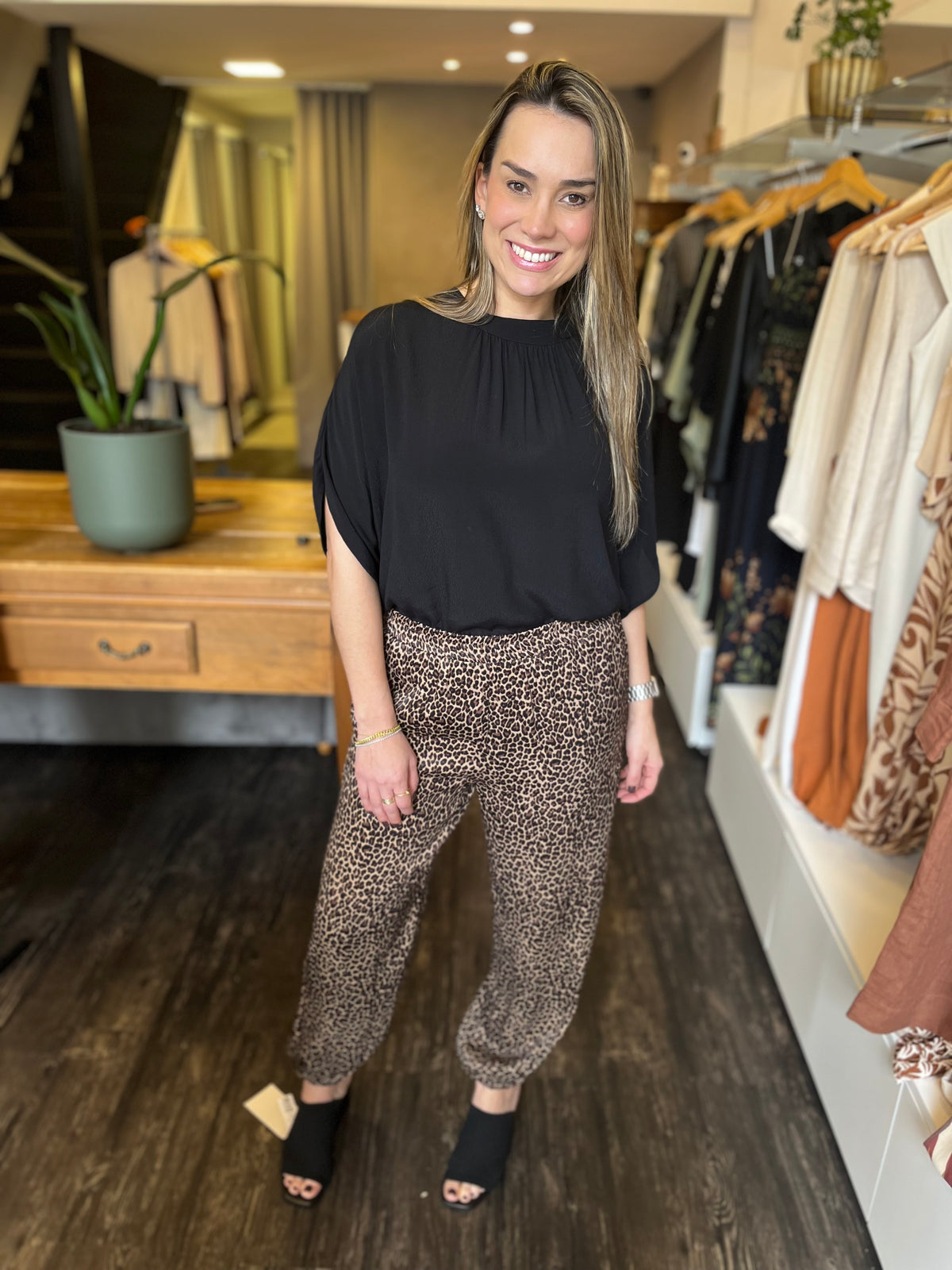 CALÇA HAREN ONÇA TERRA MINI SHOULDER