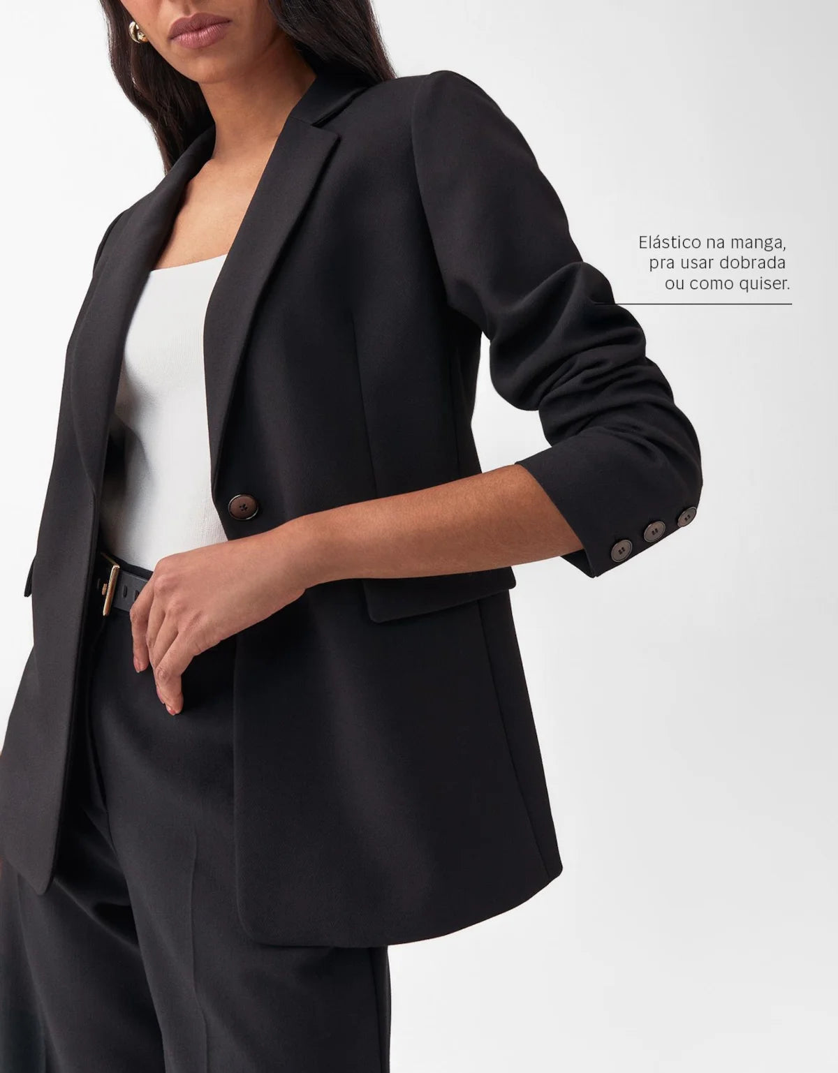BLAZER BRASÍLIA PRETO SHOULDER