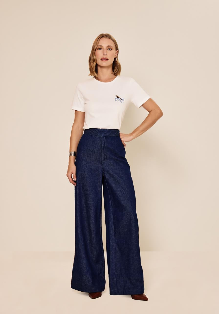 CALÇA JEANS WIDE LEG LEZ A LEZ