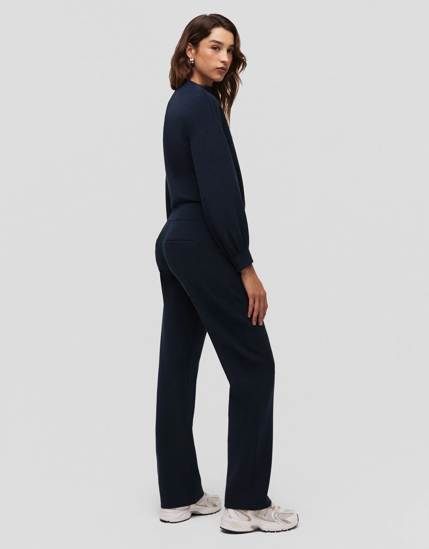 CALÇA SHOULDER RETA 360 SOFT TOUCH MARINHO