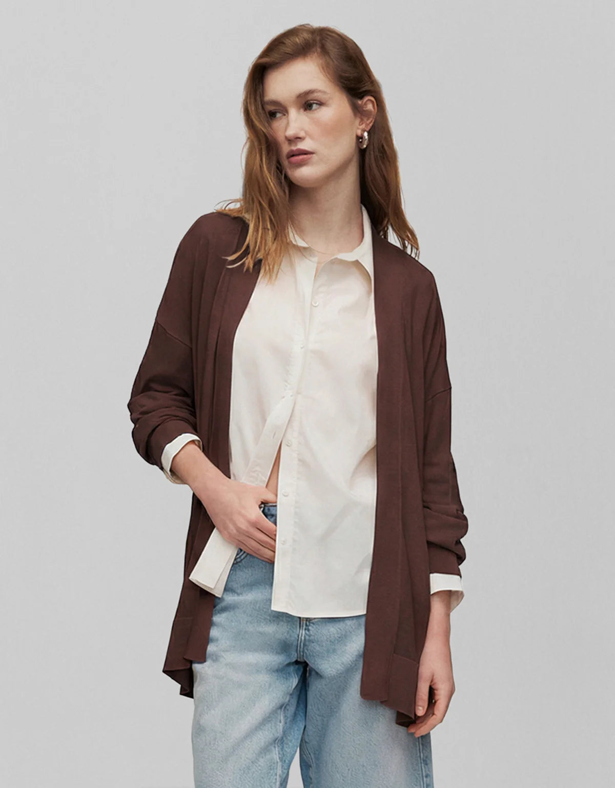 CARDIGAN TRICOT LEVE SHOULDER
