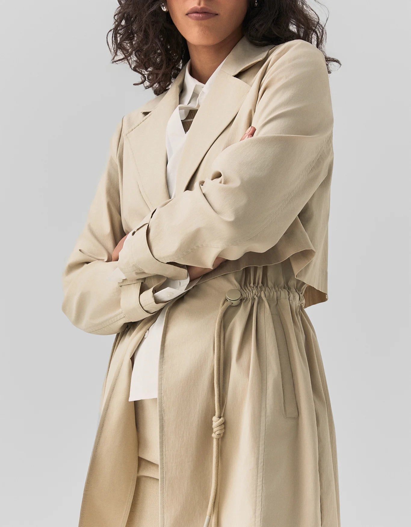 TRENCH COAT 360 NYLON STRETCH SHOULDER