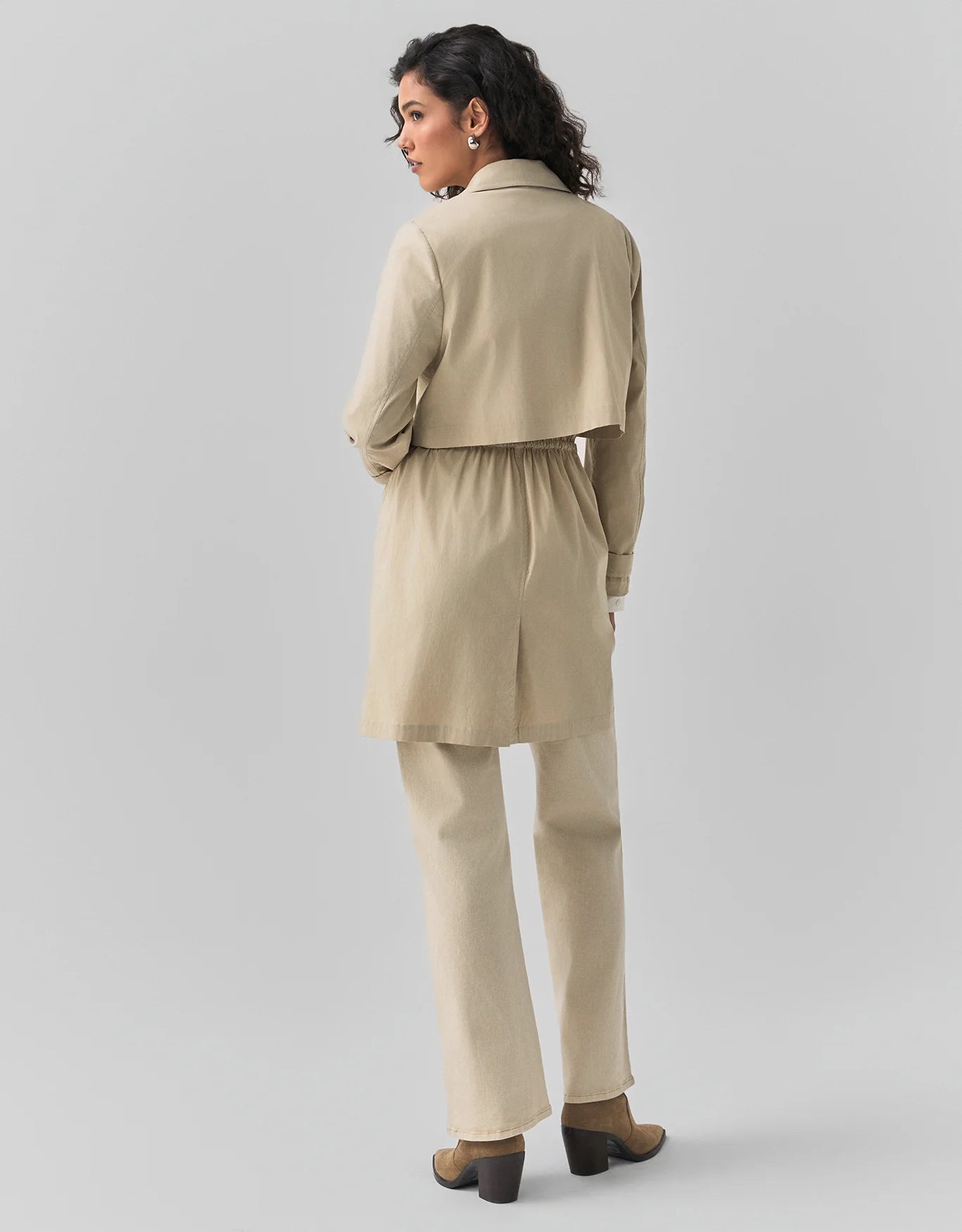 TRENCH COAT 360 NYLON STRETCH SHOULDER