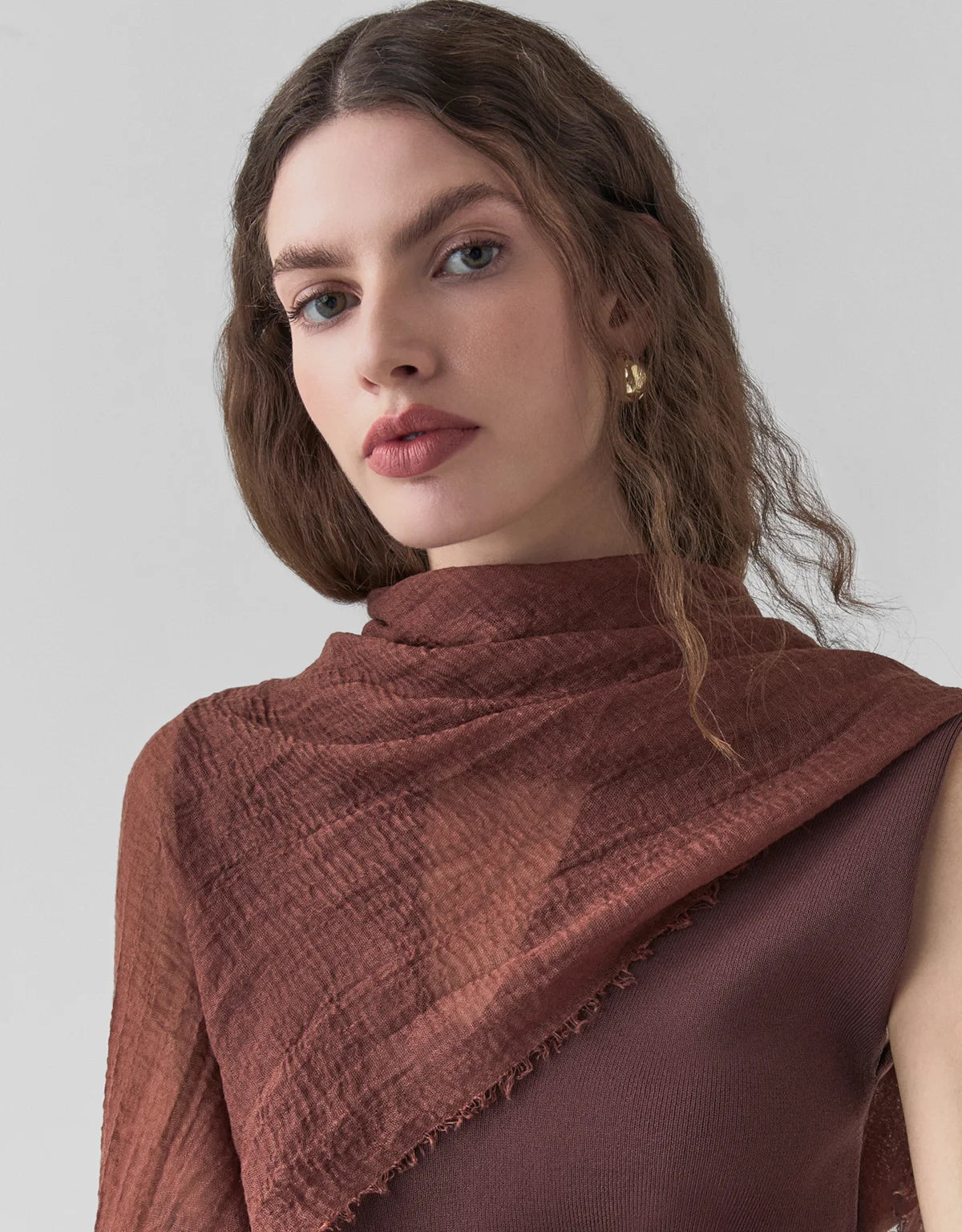 LENÇO LEVE LUREX SHOULDER