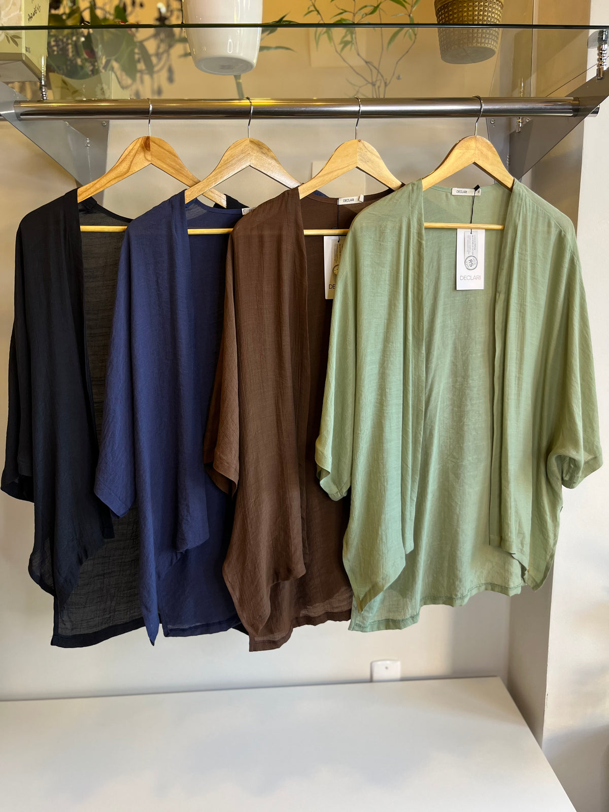 KIMONO BARRA DIAGONAL EM MIX DECLARI