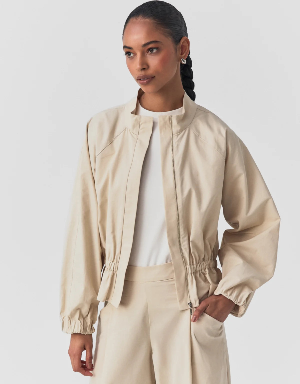 JAQUETA PEPLUM SHOULDER