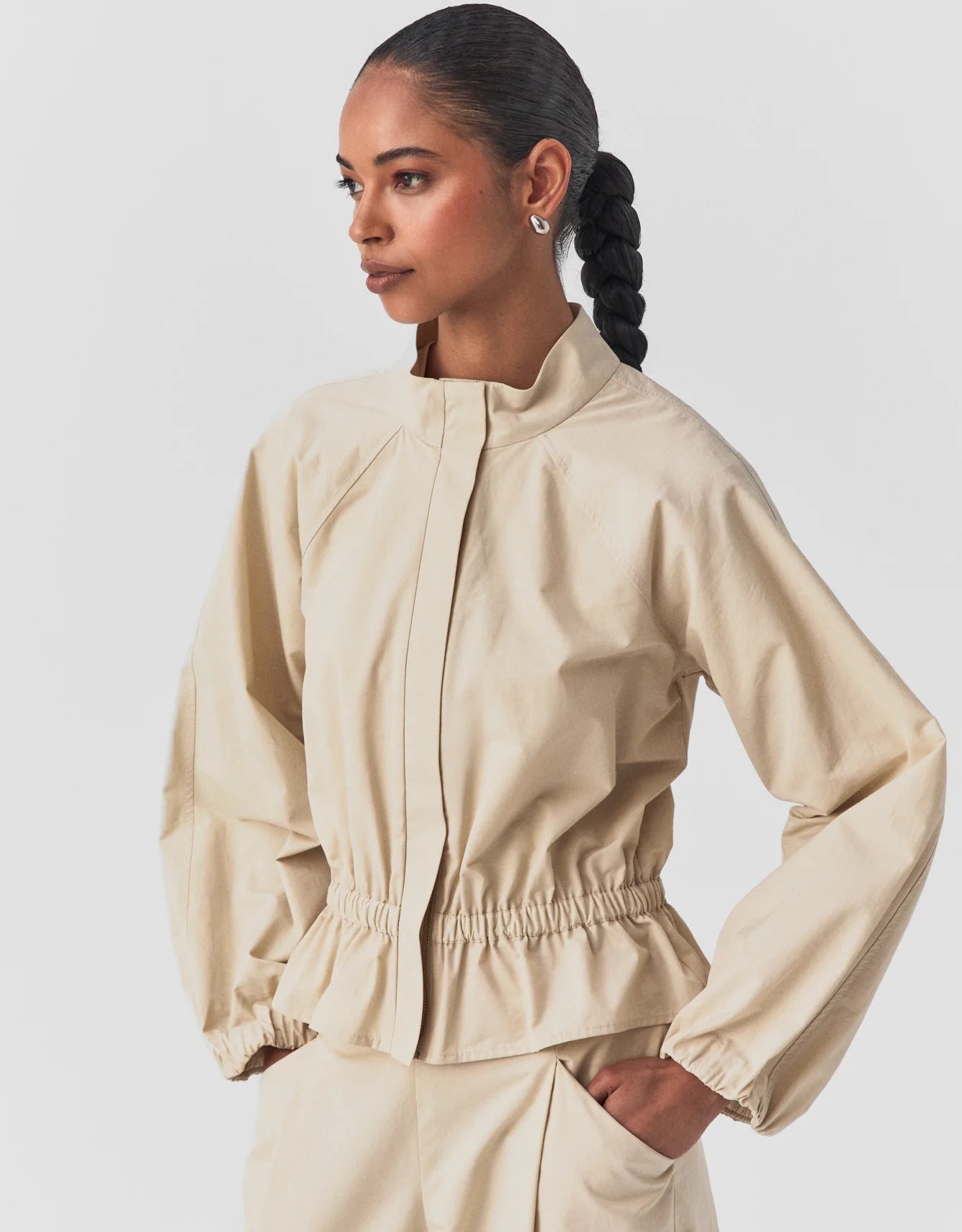 JAQUETA PEPLUM SHOULDER