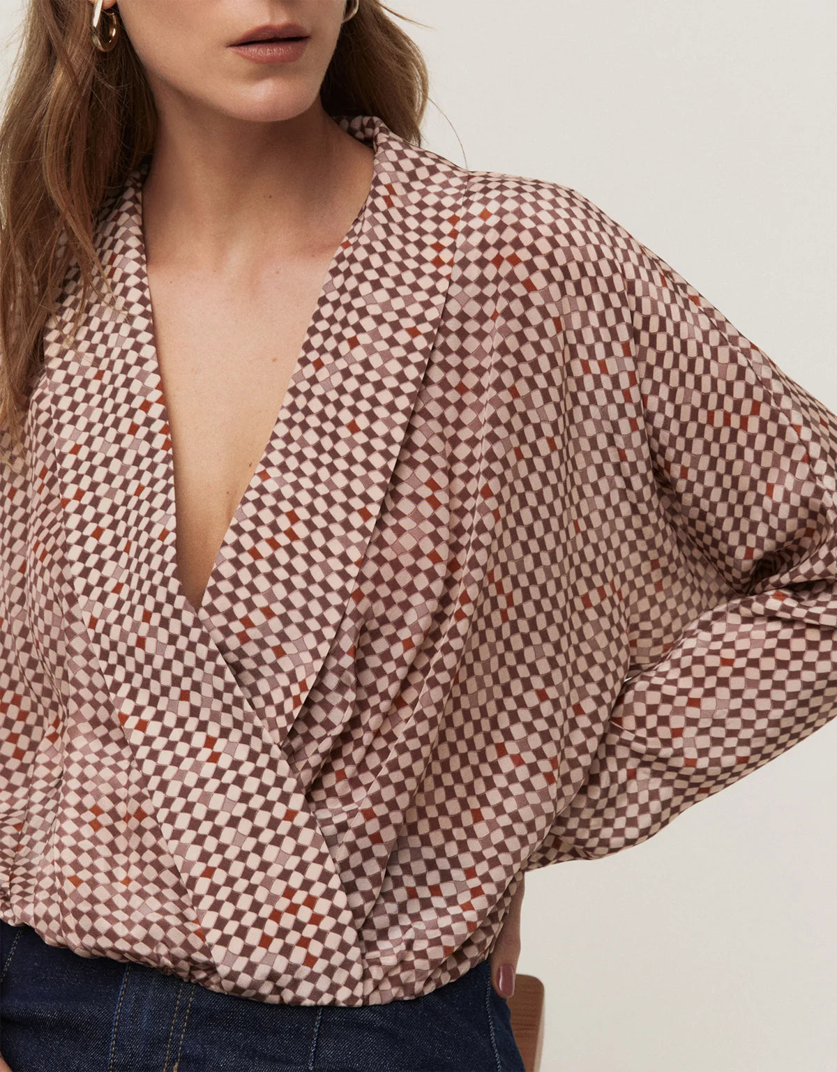 BLUSA TRANSPASSE VITRAIS TERRA SHOULDER