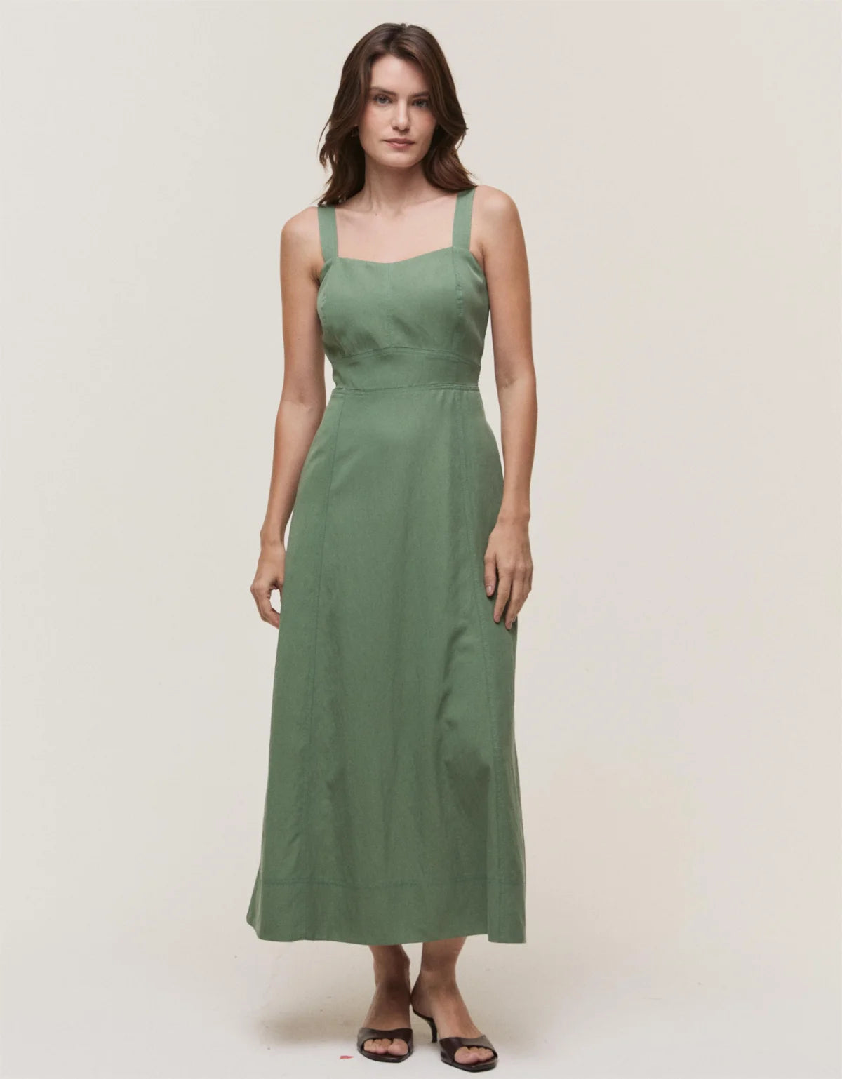 VESTIDO EVASÊ ALÇA LARGA SHOULDER