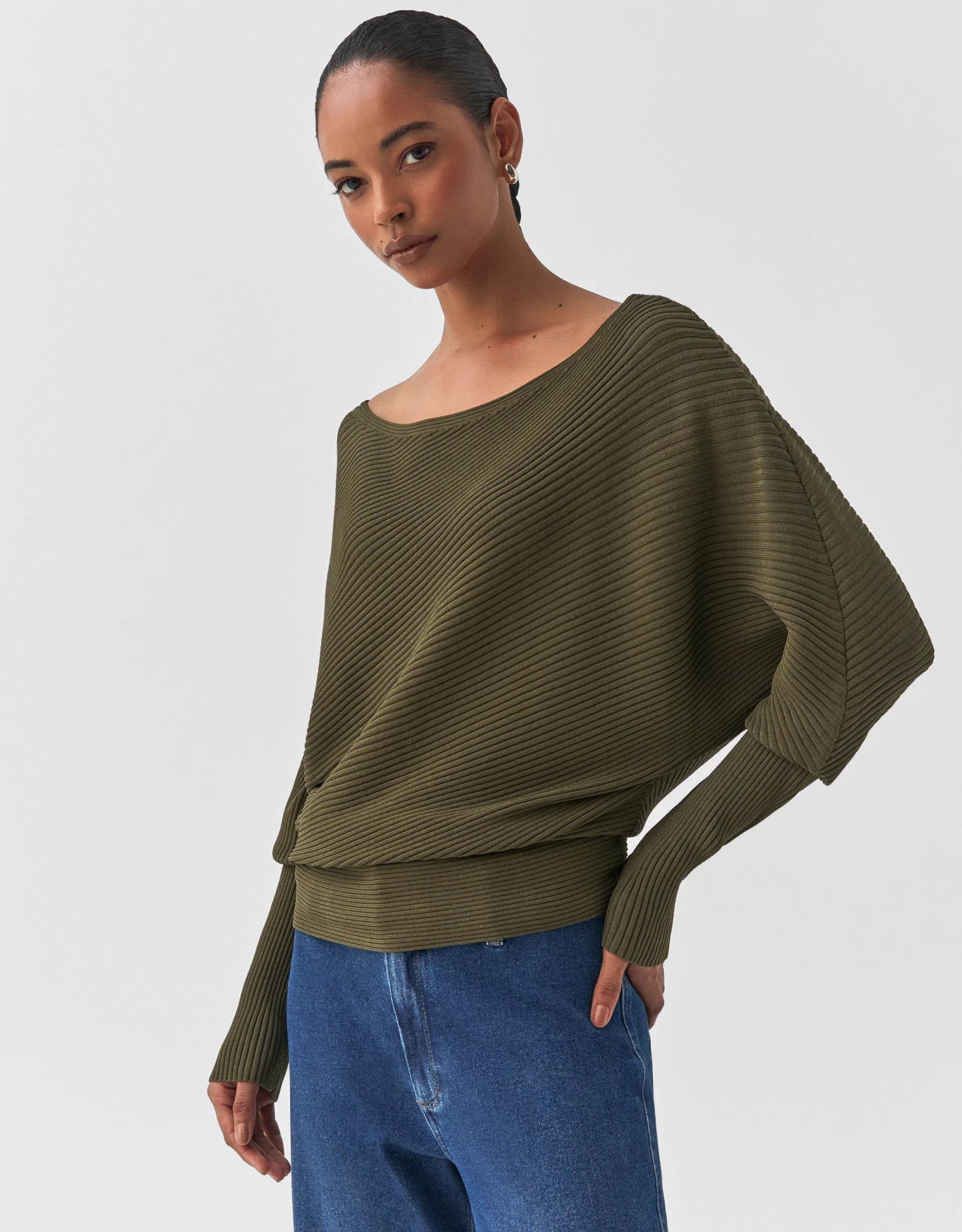 BLUSA TRICOT 360 ASSIMÉTRICA SHOULDER