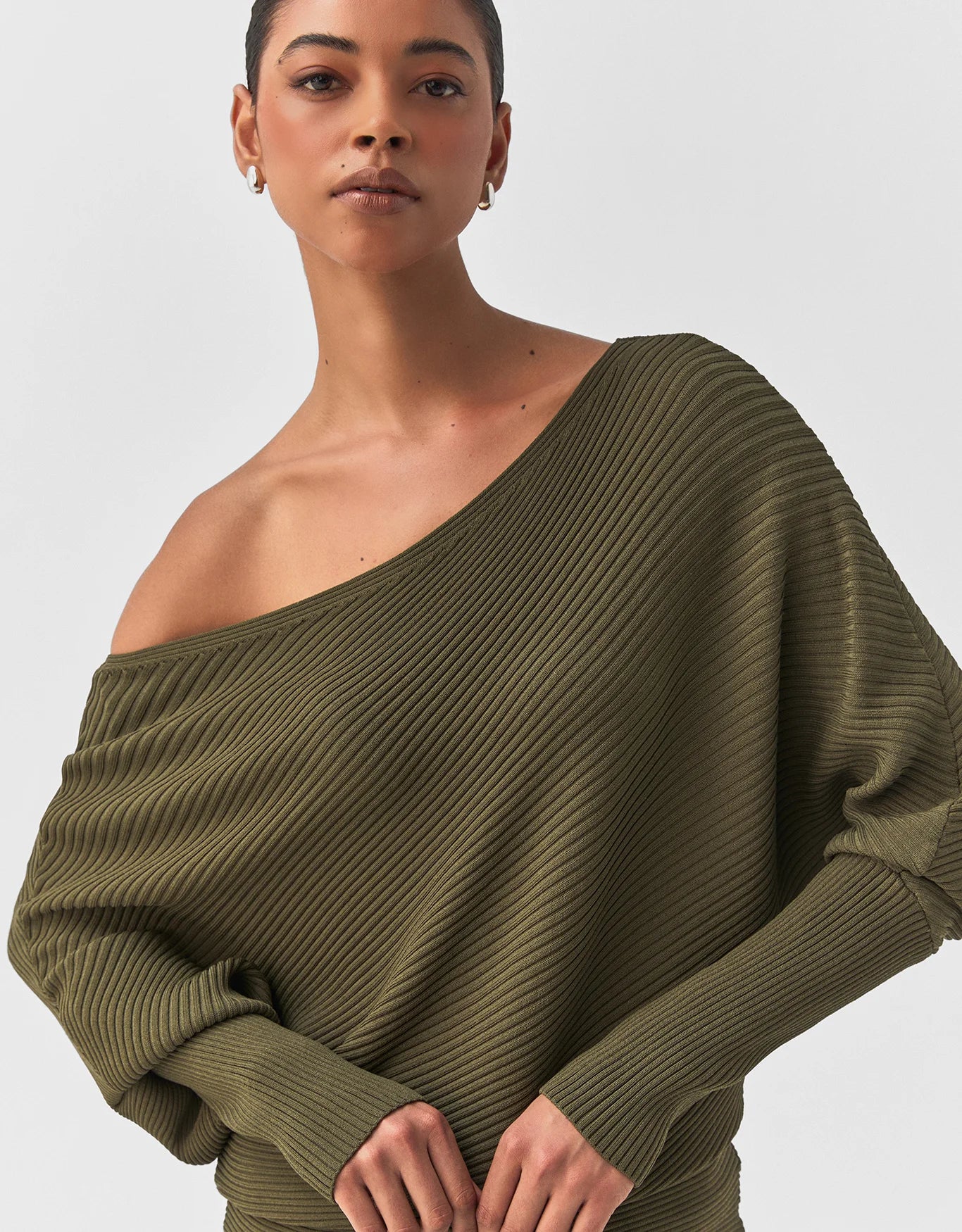 BLUSA TRICOT 360 ASSIMÉTRICA SHOULDER