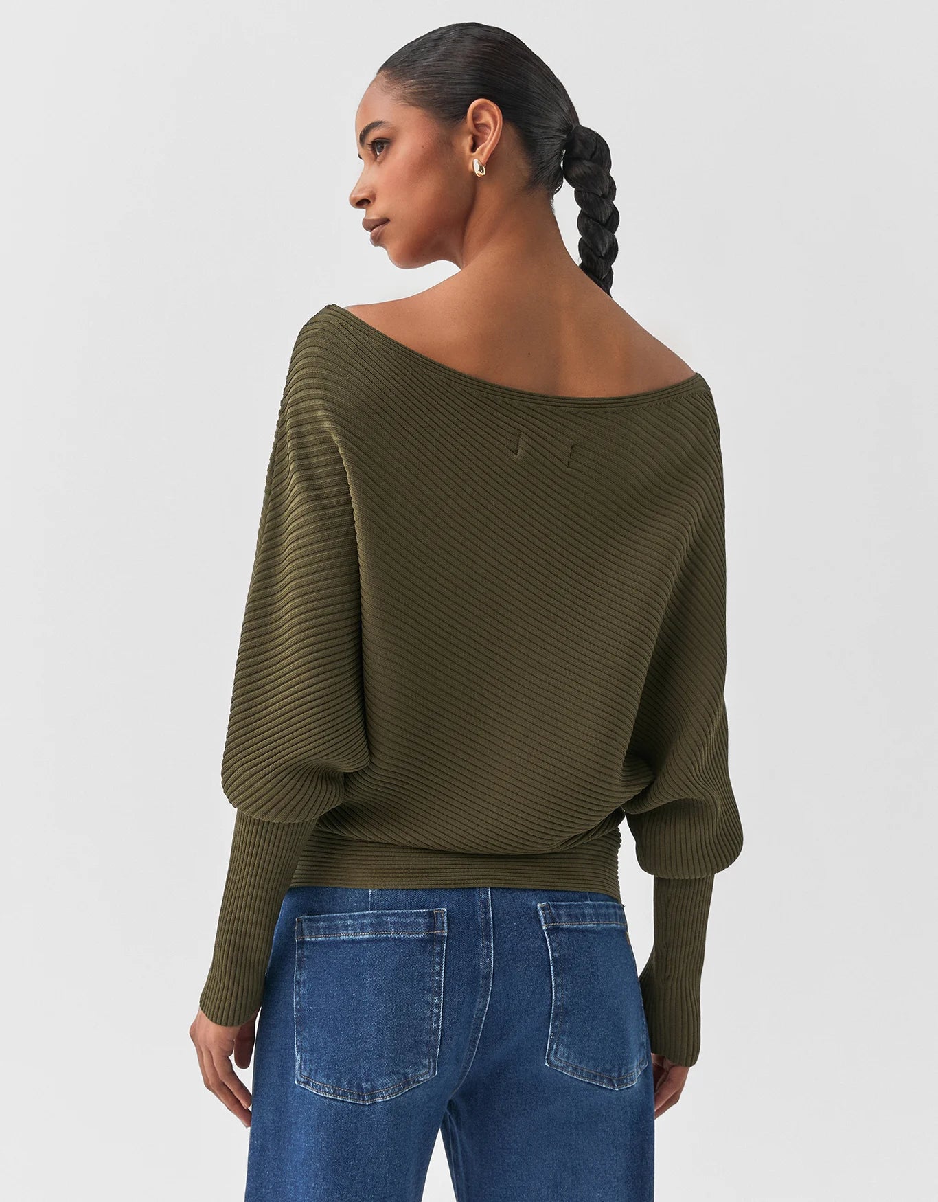 BLUSA TRICOT 360 ASSIMÉTRICA SHOULDER