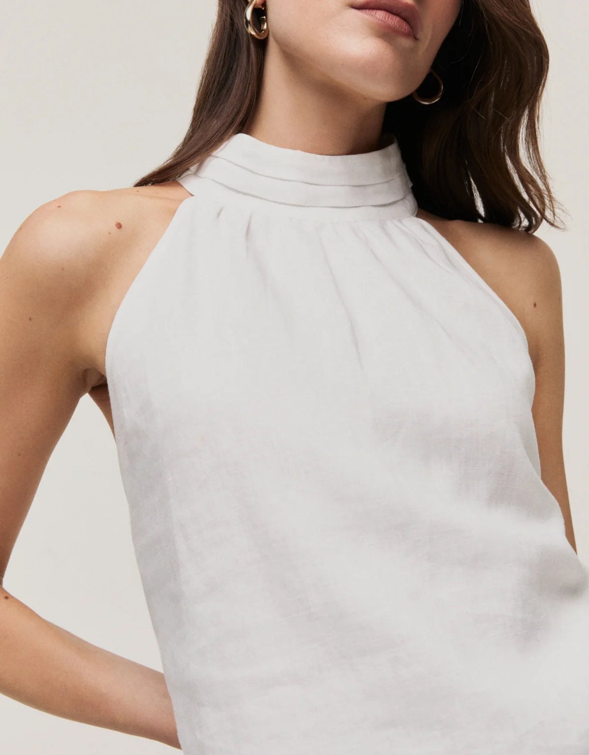 BLUSA LINHO GOLA SHOULDER