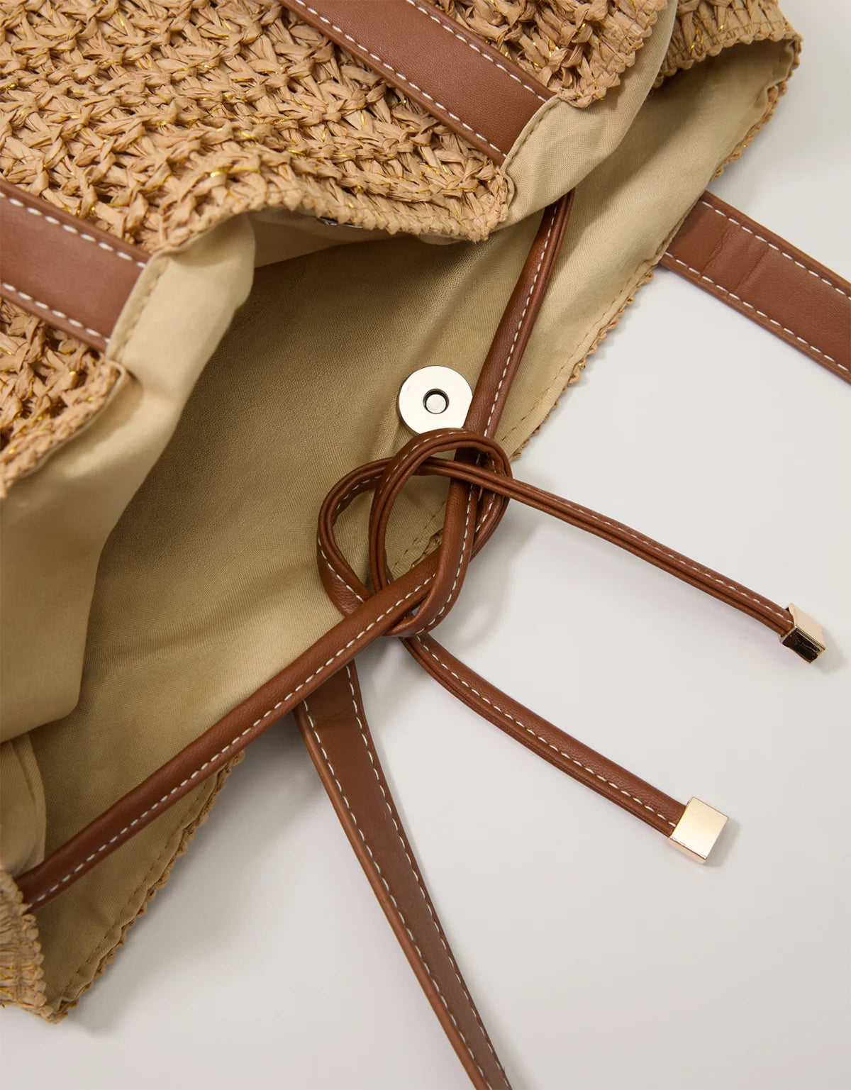 BOLSA TOTE MESCLA LUREX SHOULDER
