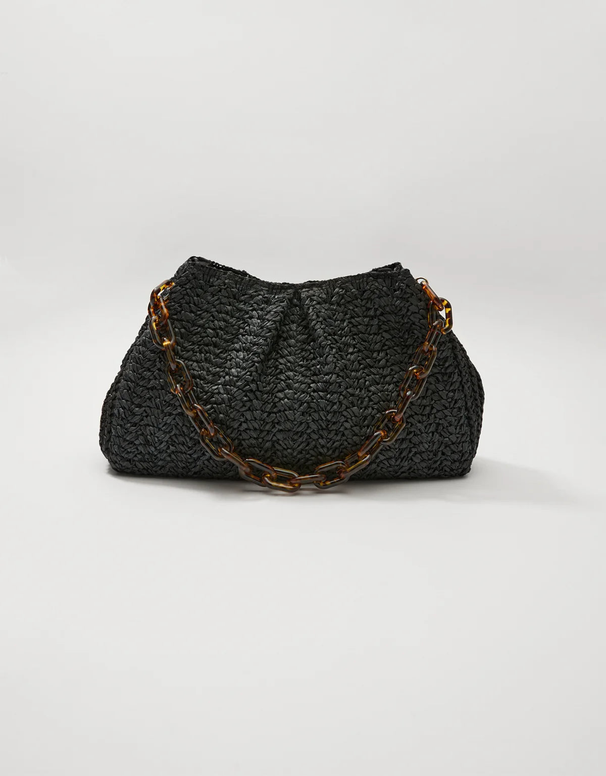 BOLSA CLUTCH PALHA TEXTURIZADA SHOULDER