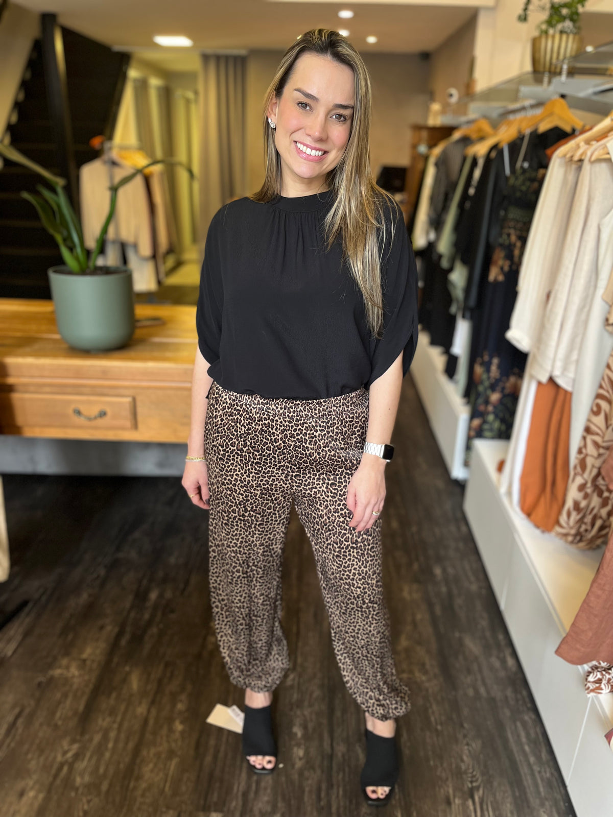 CALÇA HAREN ONÇA TERRA MINI SHOULDER