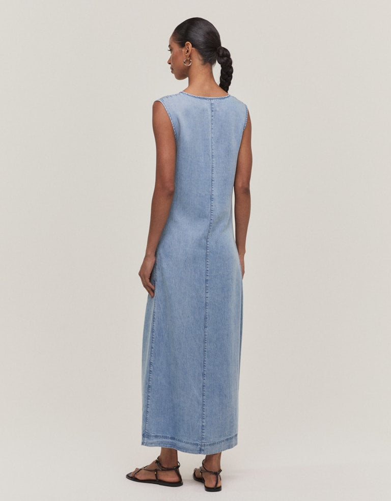 VESTIDO MÍDI LIOCEL JEANS SHOULDER