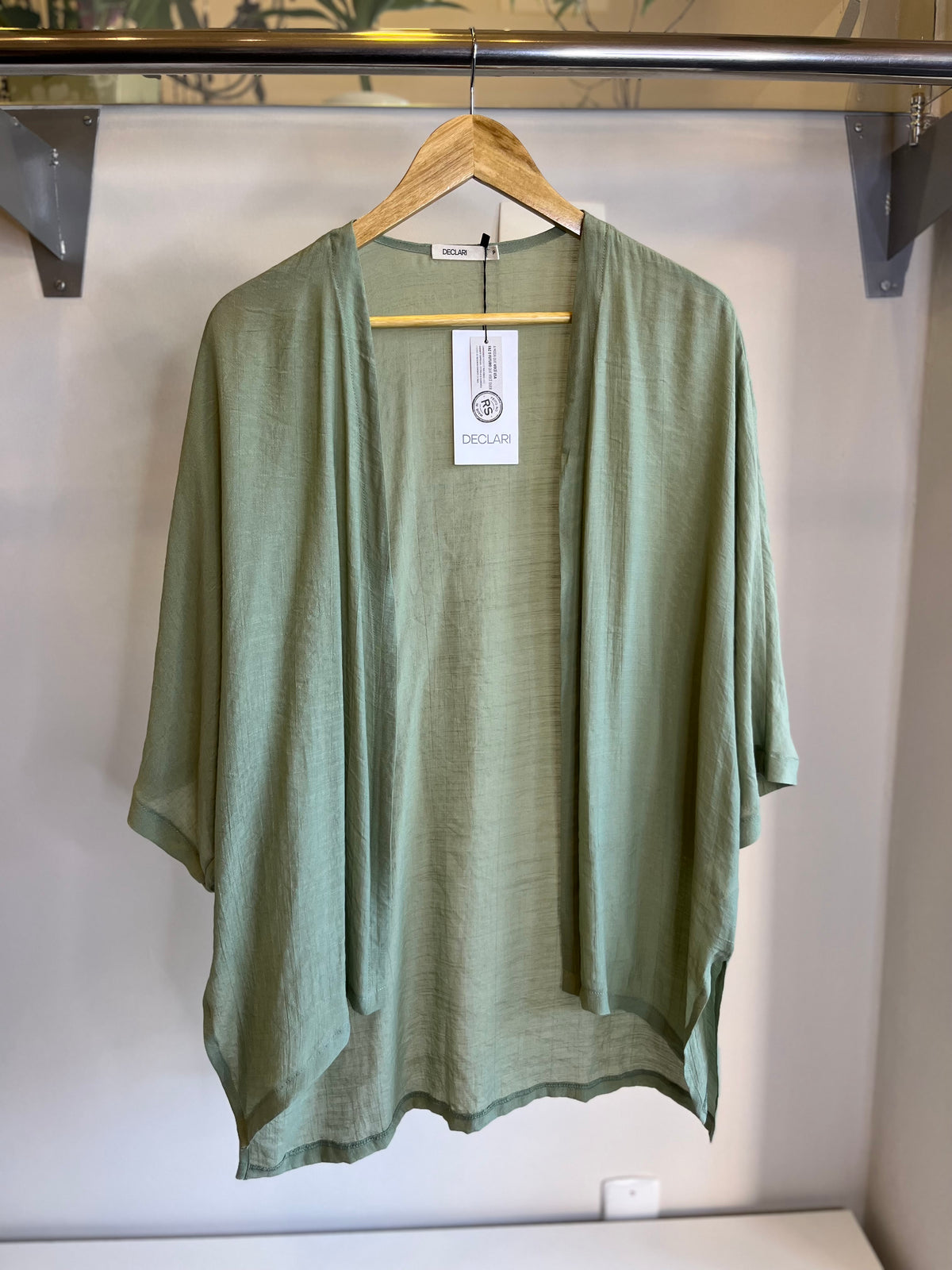 KIMONO BARRA DIAGONAL EM MIX DECLARI