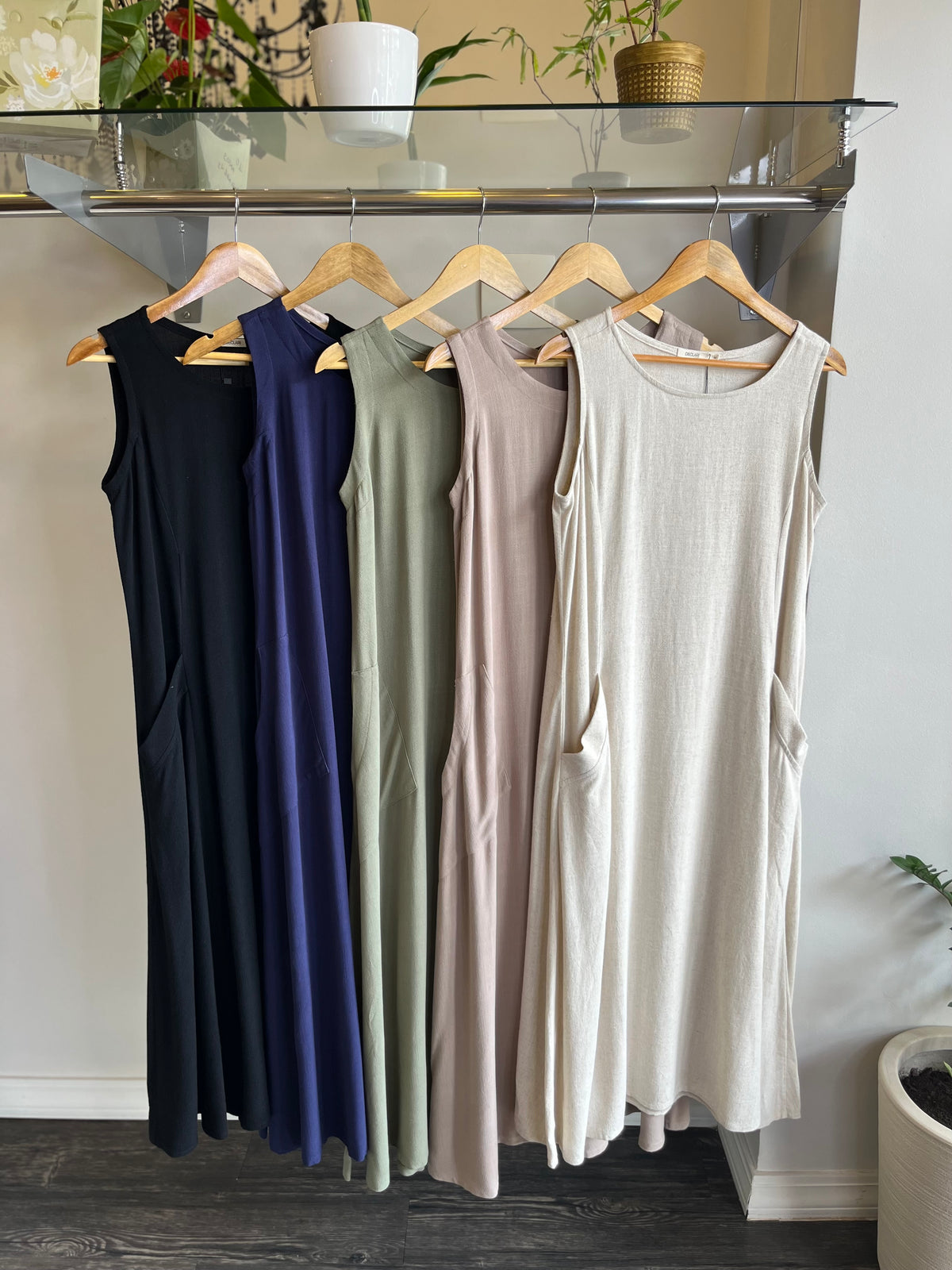 VESTIDO COM BOLSOS FRENTE SAARA DECLARI