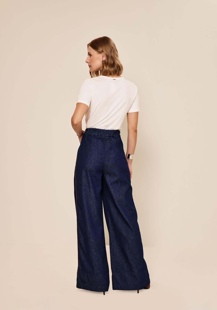 CALÇA JEANS WIDE LEG LEZ A LEZ