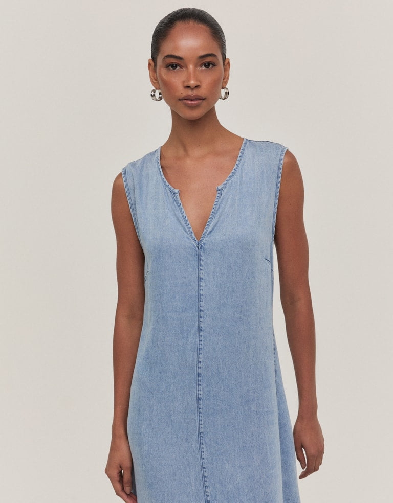 VESTIDO MÍDI LIOCEL JEANS SHOULDER