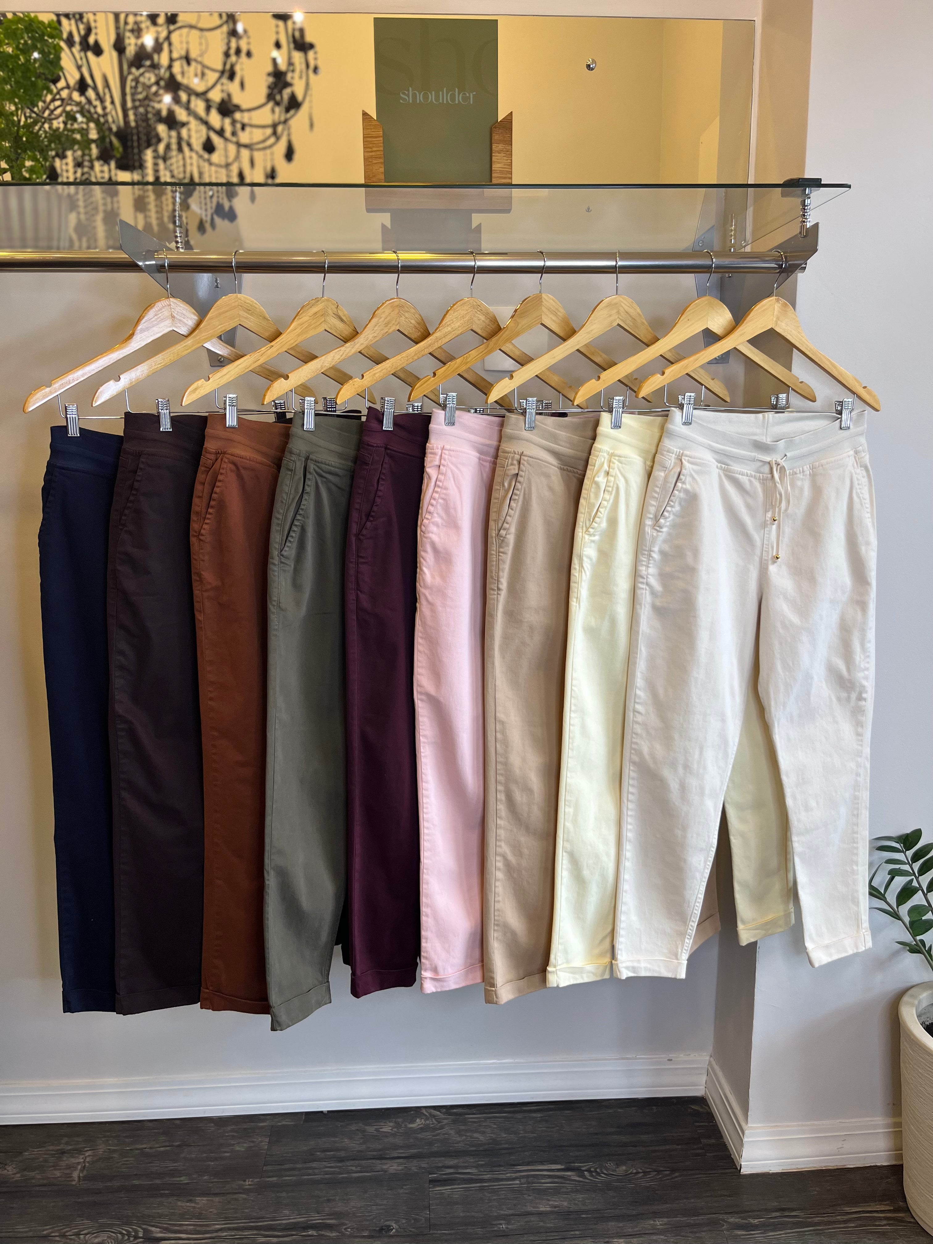 CALÇA DE SARJA CÓS MALHA ANSELMI