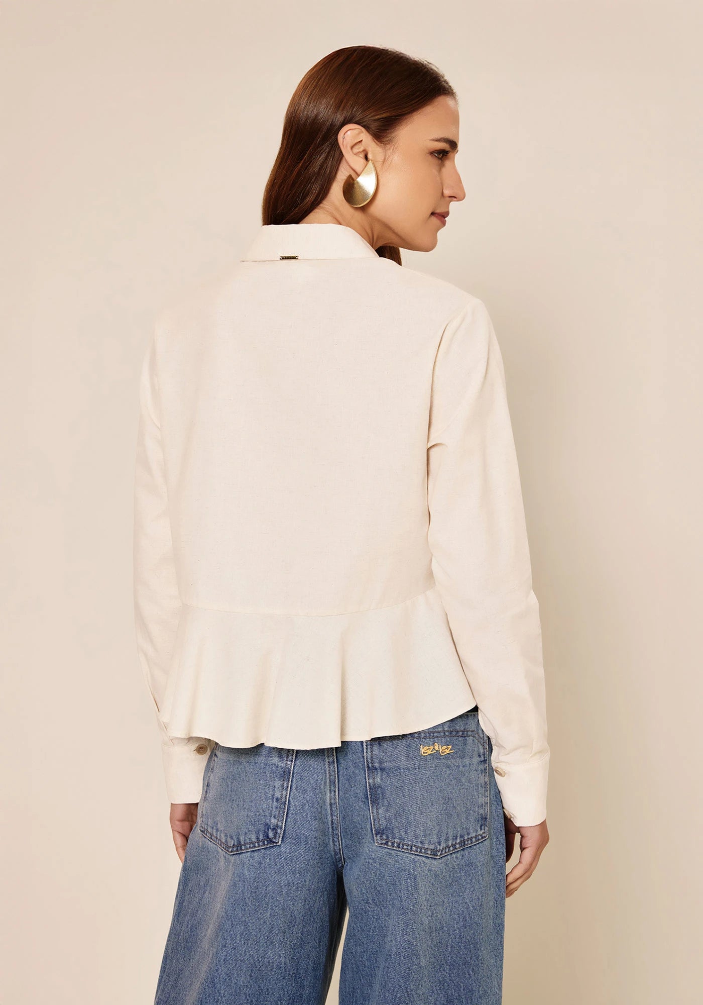 CAMISA MANGA LONGA PEPLUM LEZ A LEZ
